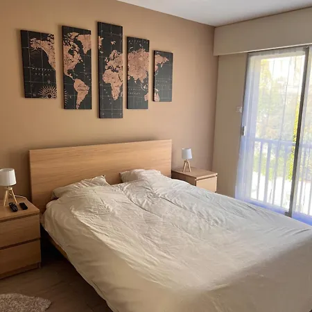 Lumineux, Clim & A 5 Min Apartment Antibes